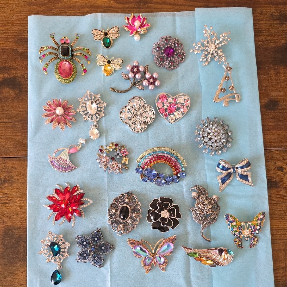 Colorful Brooch Collection